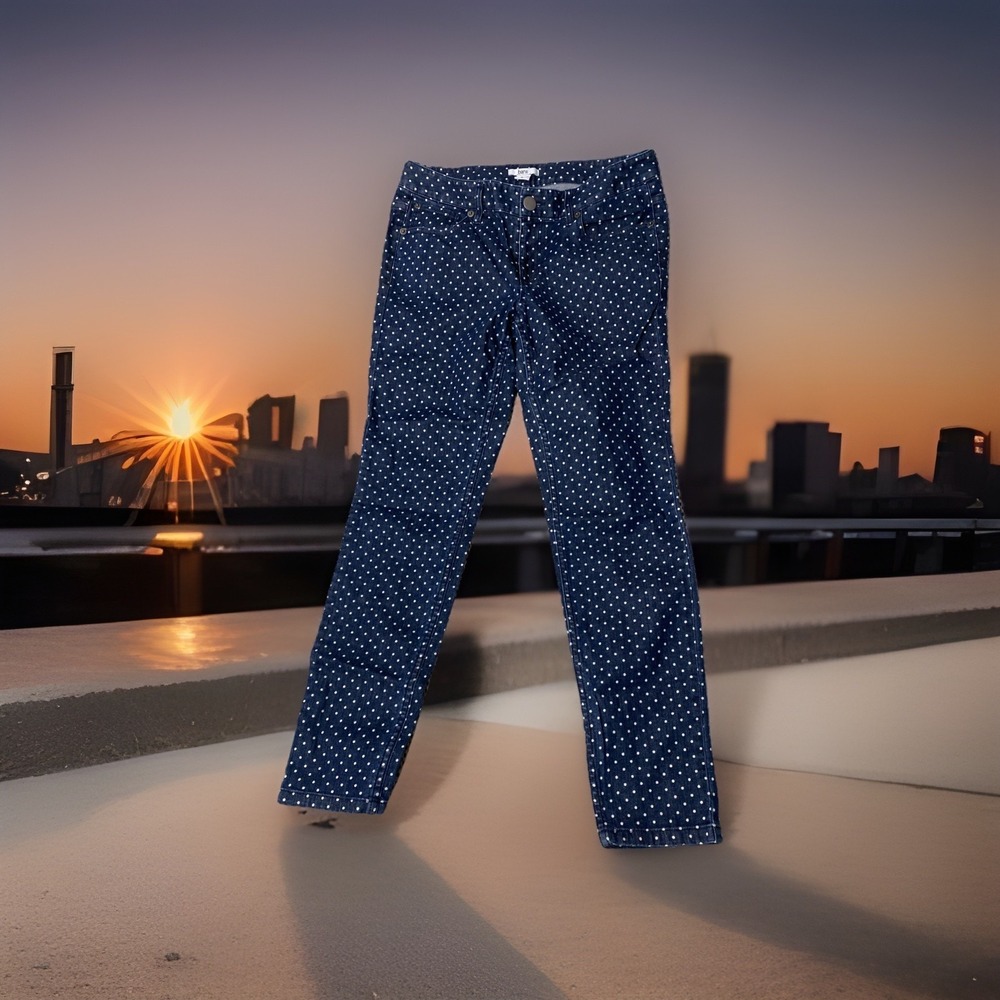 Bar III Polka Dot Jeans Womens‎ Skinny 6
